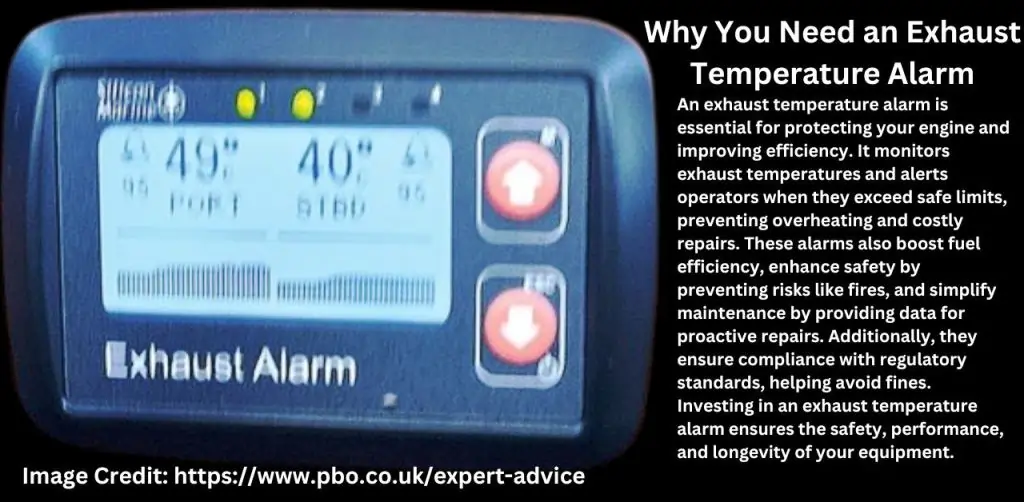 Why You Need an Exhaust Temperature Alarm